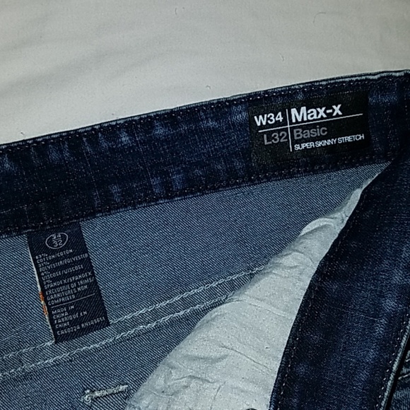 Buffalo Max-X Basic Super Skinny 34/32 blue jeans - Picture 4 of 6
